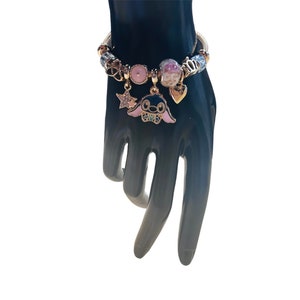 Blue Stitch Charm Bracelet