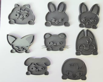 K pop  SKZOO Cookie Cutters Stray kids set of 8