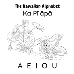 The Hawaiian Alphabet (Worksheet Activity)