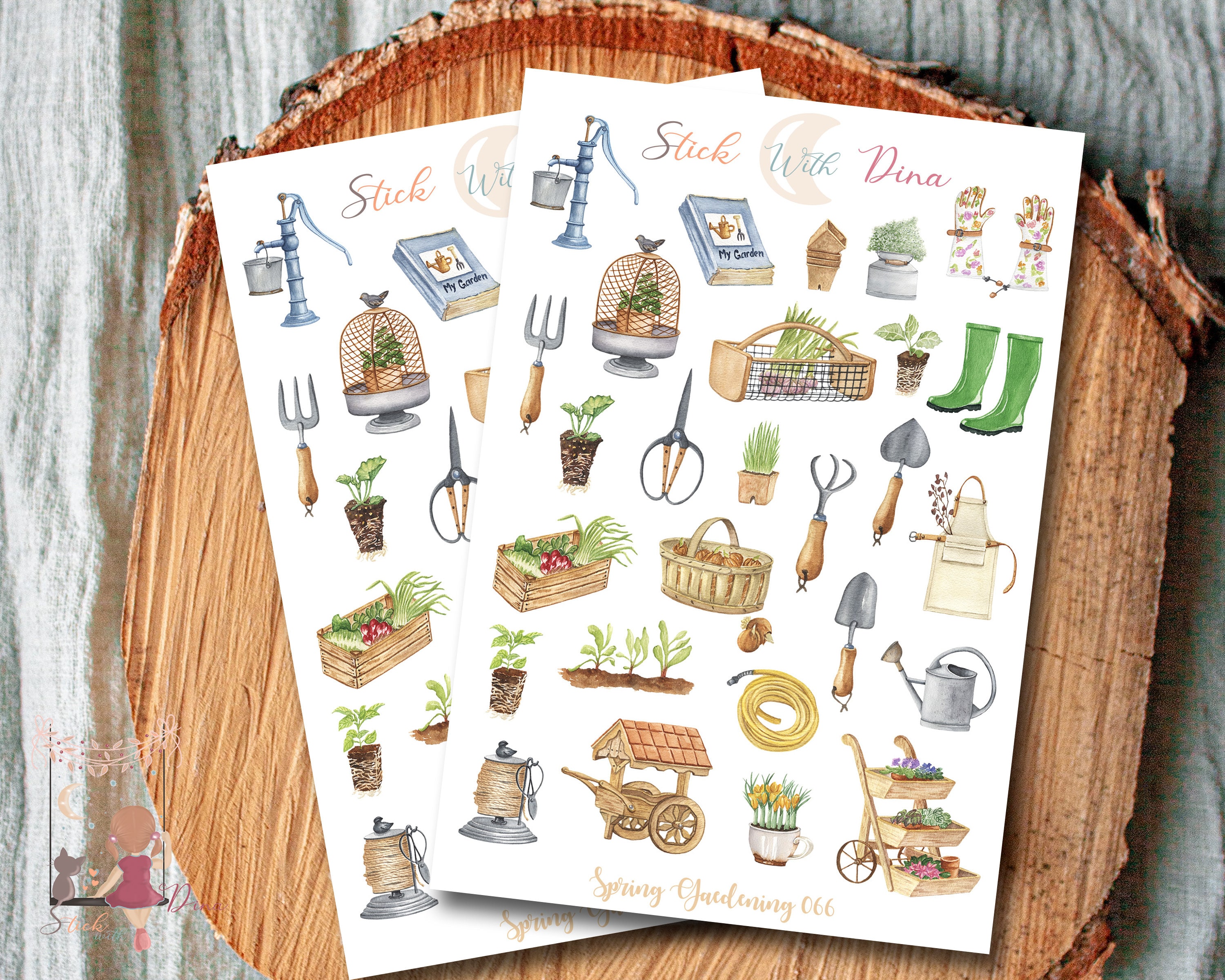 Aesthetic Home Garden Plan Sticker Collection 16726663 PNG