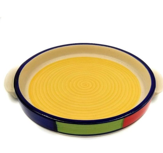 Kitchen & Dining Home & Living 1 Pc Ceramic Serving Tray/ Pizza Serving