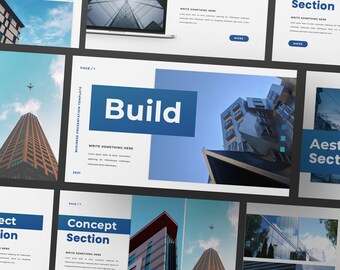 Build Powerpoint | Keynote | Google Slide Bundle Presentation Template | Canva Creative Brand Business Presentation