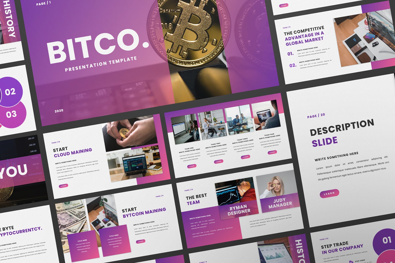 Bitco. Powerpoint | Keynote | Google Slide Bundle Presentation Template ...