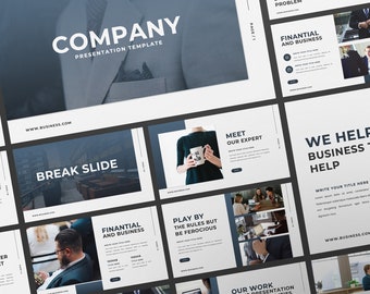 COMPANY Powerpoint | Keynote | Google Slide Presentation Template | Canva Creative Brand Business Presentation