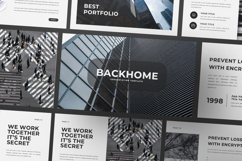 BACKHOME Powerpoint | Keynote | Google Slide Bundle Presentation ...