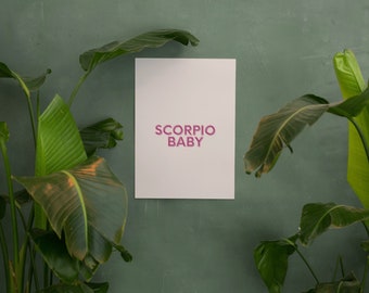 Digital Art Print: Scorpio Baby