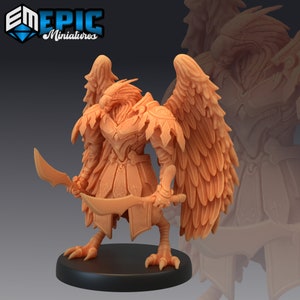 Birdfolk Eagle / Aarakocra 3 variants Epic Miniatures Bild 2