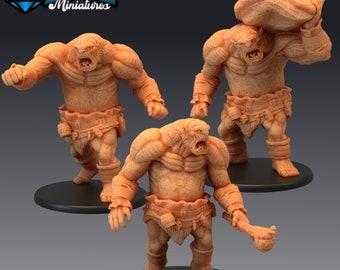 Ogre (3 variations) - Epic Miniatures