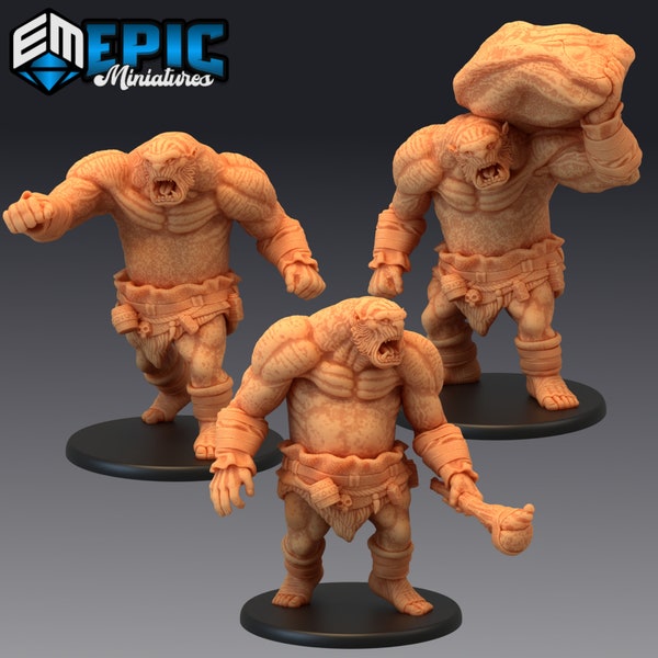 Ogre (3 variations) - Epic Miniatures