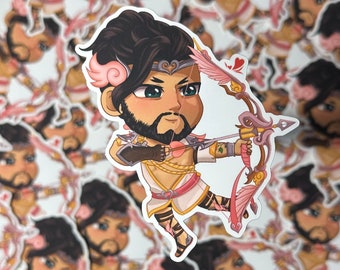 Cupid Hanzo Matte Sticker