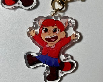 Turning Red Mei Epoxy Charm
