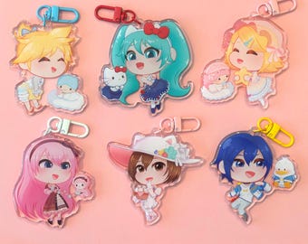 PJSK Vocaloid Sanrio 3” Epoxy  Keychains