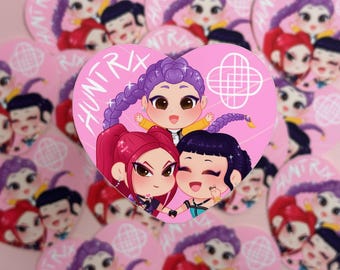 Huntrix 3in Heart Sticker Matte