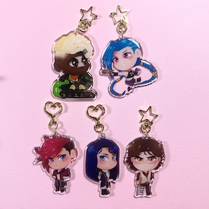 Arcane Clear 3” Epoxy Double Sided Keychain