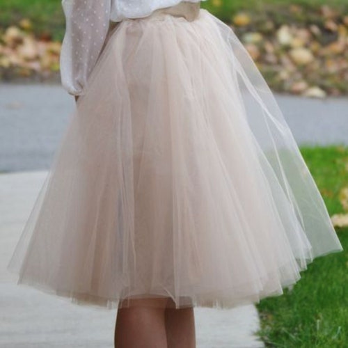 princess midi tulle skirt
