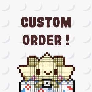 Dostosuj Pokemon / Digimon / Cartoon Pixel Art Portret 10x10" / Pixel Puzzle Dekoracja ścienna / Prezenty / Prezenty / 1024+ Pakiet klocków