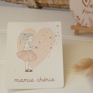 Nos jolis cartes « Mamie chérie » - Carte Mamie- Bonne fête Mamie -  Affiche Mamie -