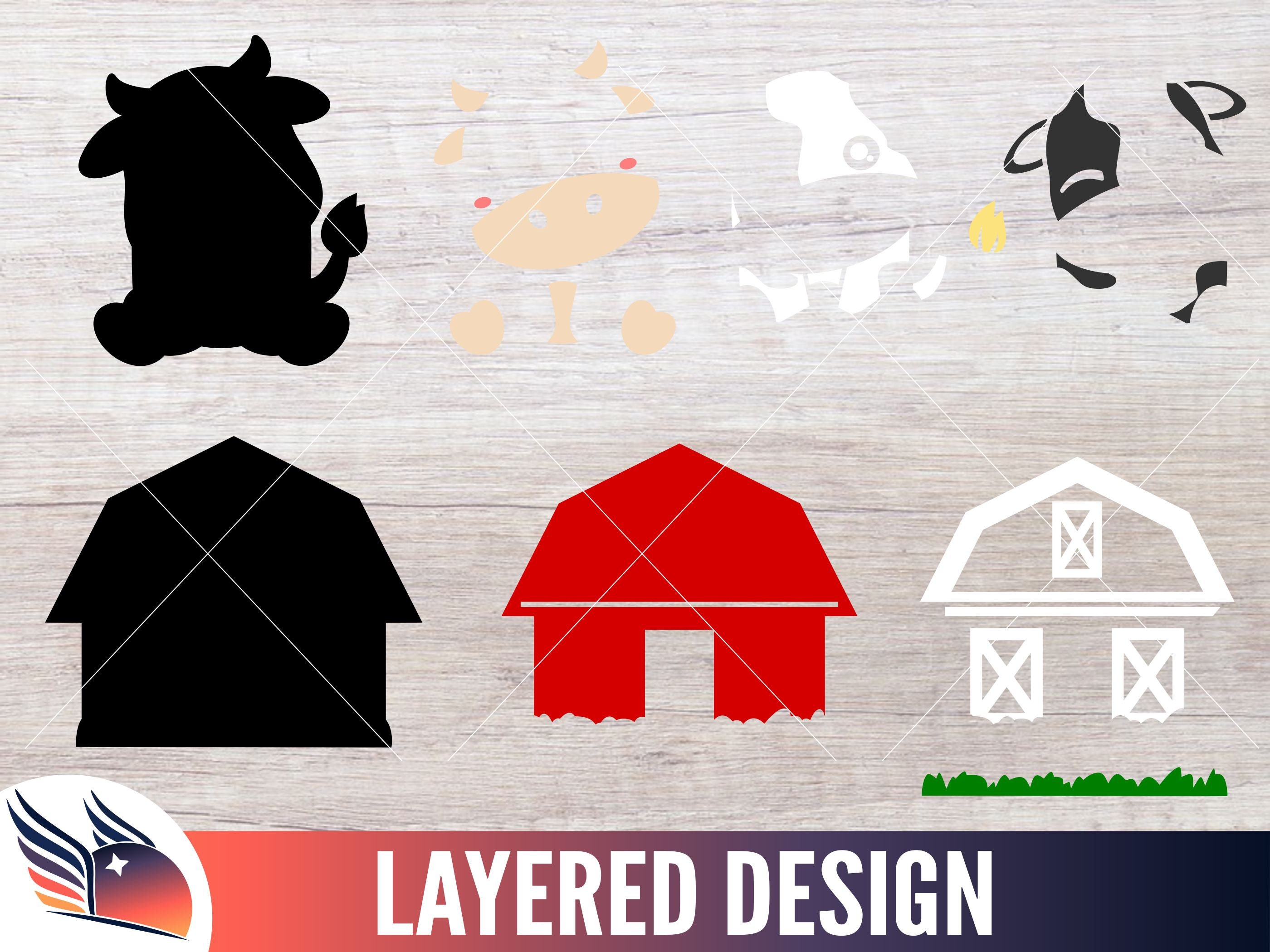 Cute Cow SVG, Baby Cow Svg Bundle, Cow Face SVG, Farm Animal Bundle ...