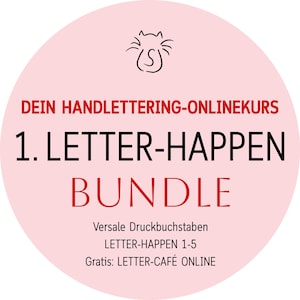 LETTER-HAPPEN-Bundle - Druckbuchstaben versal