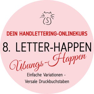 8. LETTER BITES - Practice BITES - Capital Print Letters - Simple Variations