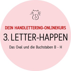 3. LETTER BITES - The oval and the letters B to H