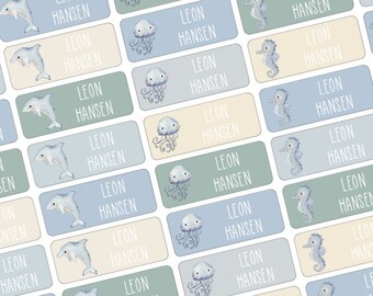 Name stickers for clothing and objects - dishwasher and machine washable - for daycare, school and leisure - by Klebelinchen