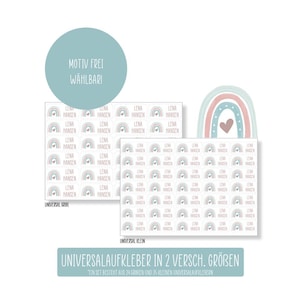 Universalaufkleber - Wunschmotiv - Klebelinchen