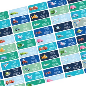 Name stickers for clothing and objects - dishwasher and machine washable - for daycare, school and leisure time - from Klebelinchen