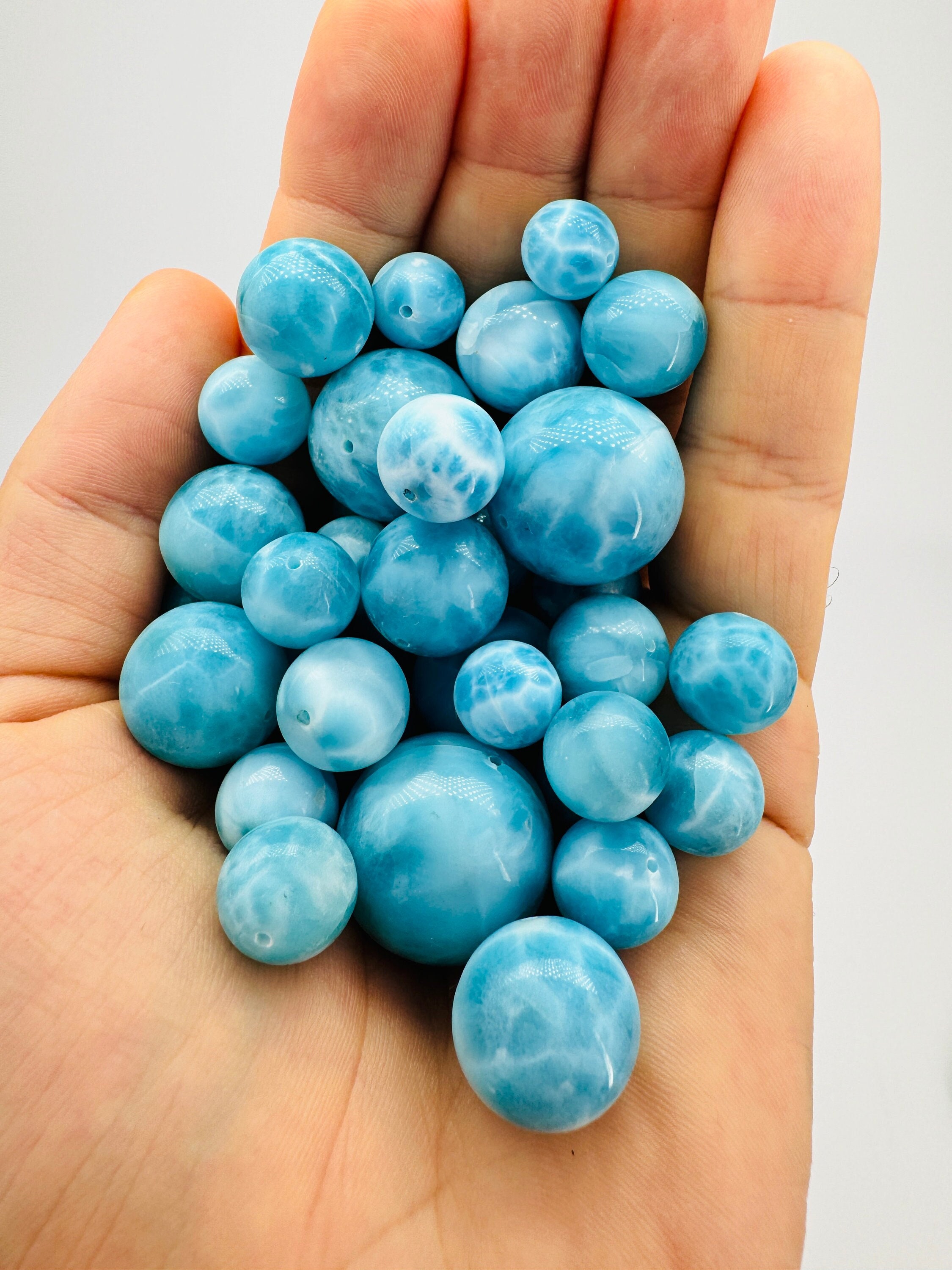 Larimar Bead 18mm - Etsy