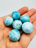 Larimar sphere,AAA Larimar,Larimar stone,Larimar ball,Natural larimar,Blue crystal ball,Atlantis stone,High quality larimar product logo