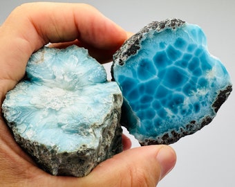 Rough AAA Highest Quality Larimar Directly From Larimar Mine,aaa