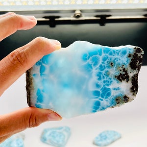 Larimar slab, Larimar rough, Larimar raw, Rough larimar, Larimar stone, Atlantis stone, High quality larimar, Polished slab
