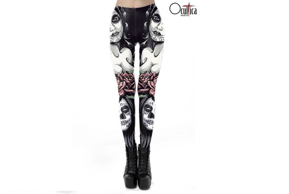 Día de Muertos Leggings