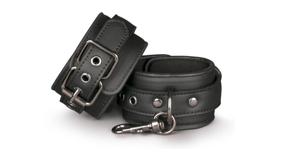 Black wrist cuffs