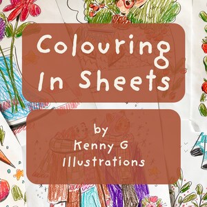 Digital Coloring In Sheets von Kenny G Illustrations