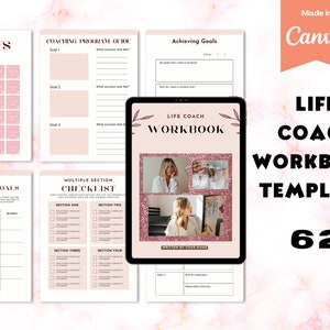 Life Coaching Workbook, Course Creator Ebook, Workbook Life Coaching Tools, Coaching Program Worksheet, Business Coaching, Done For You