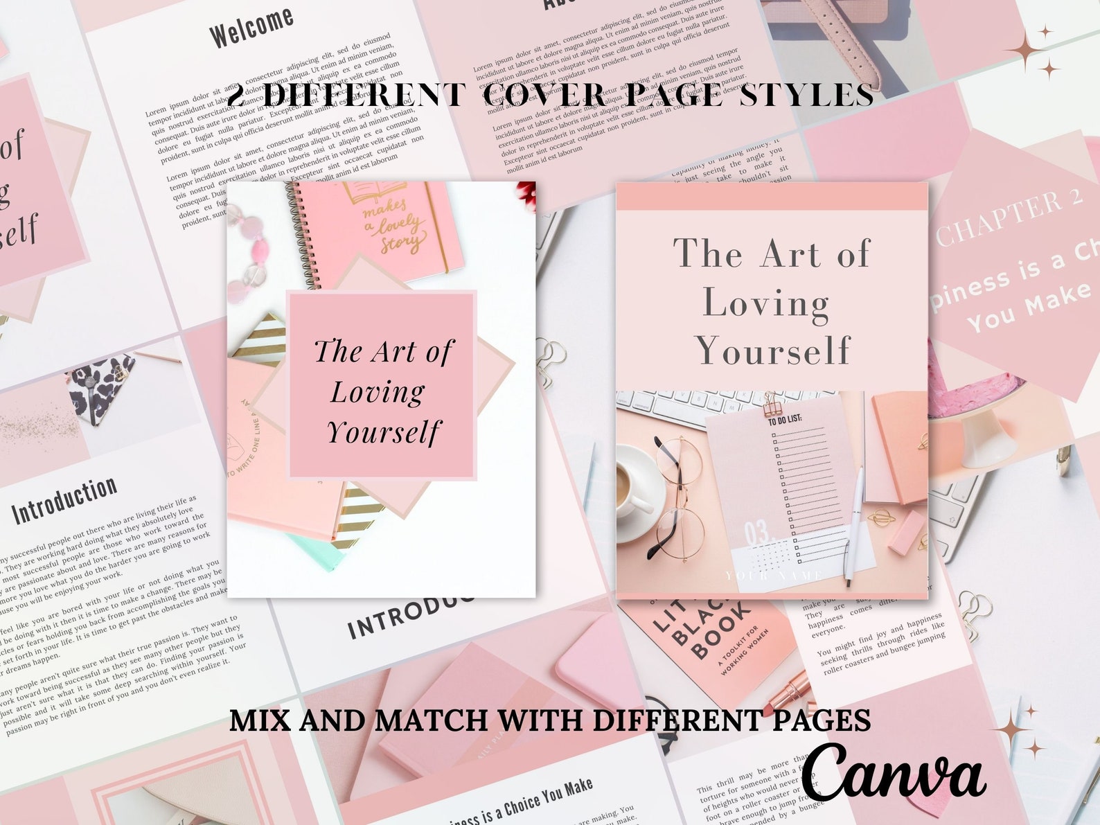 Self Love Workbook Canva Done for You Self Love Brandable - Etsy