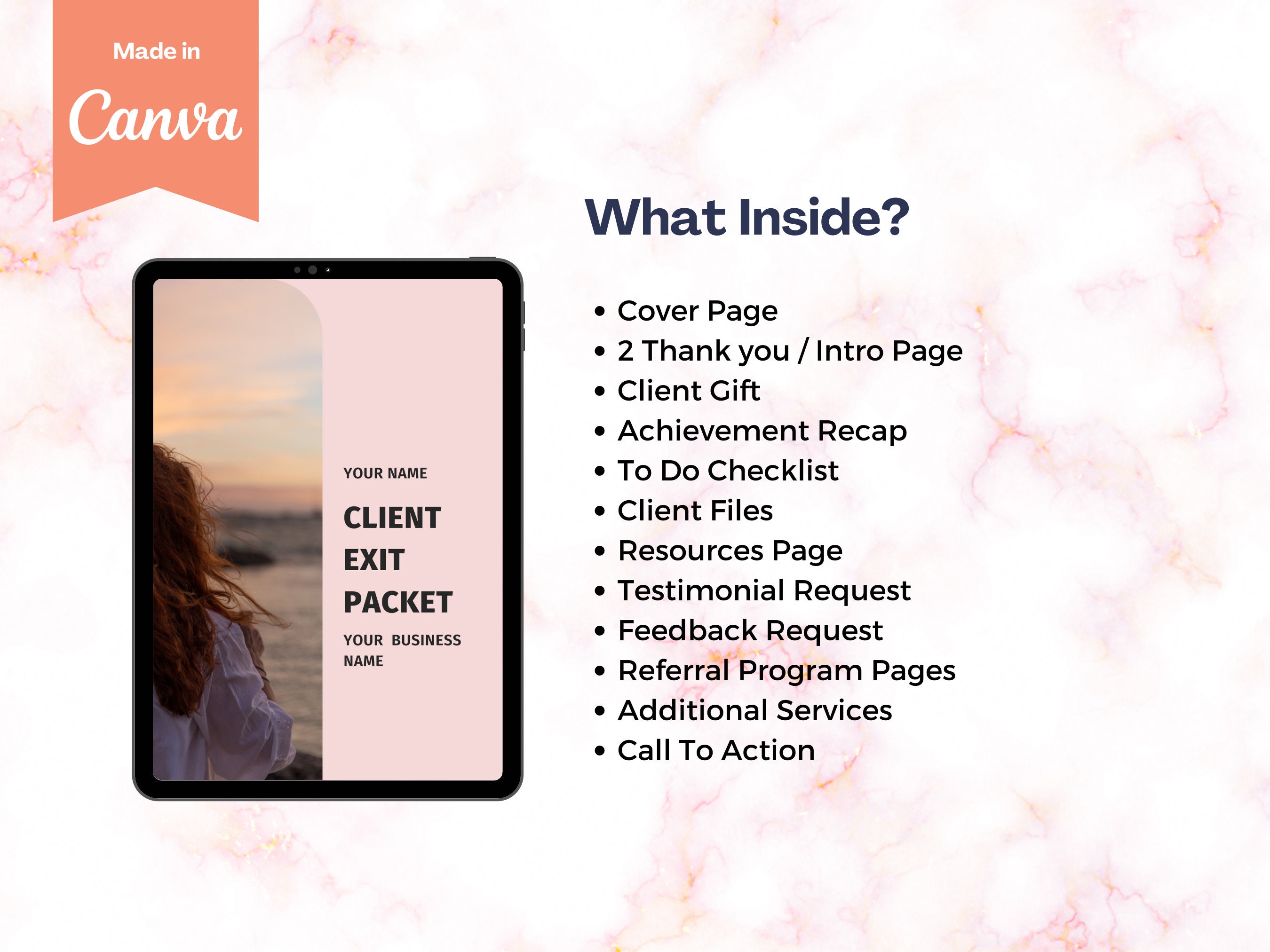 New Client Offboarding, Client Goodbye Packet, Client Exit Canva ...
