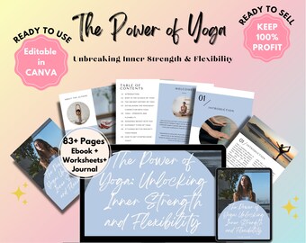 Done For You Yoga for Beginners Brandable Coaching Program,Workbook,Ebook | Content for Health Coaches, Yoga, Wellness, Meditation Coach