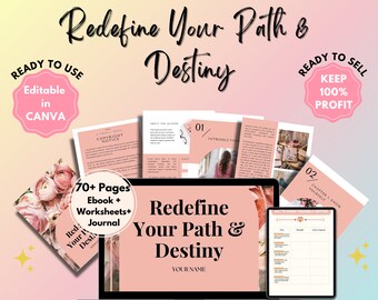 Redefina su camino y destino / Paquete de cursos de coaching hecho para usted para coaches de vida, coaches de curación, coaches de visualización y coaches de meditación