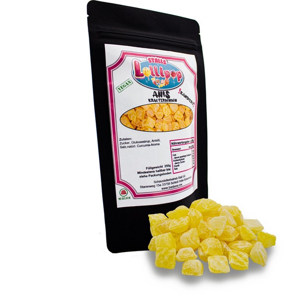 Anise sweets in brocken form - Soothing sweets with anise oil