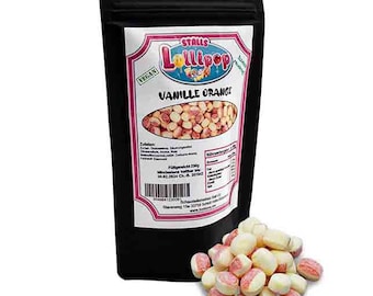 Candy Vanilla Orange - Caramelos de frutas celestiales de Stalls Lollipop