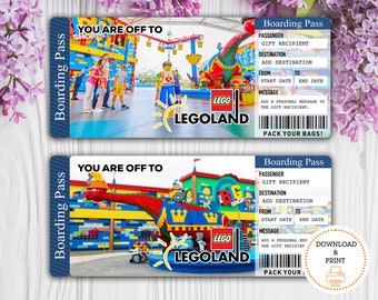 legoland ticket etsy