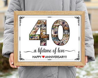 40th Anniversary Gift for Grandparents, Back in 1982 Newspaper Poster Sign PRINTABLE, 40th Wedding Anniversary Gift, 40th Anniversary Party