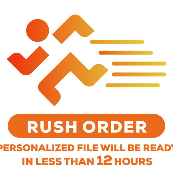 Rush Order, Rush Service, ASAP, Same Day Rush, Digital File, Service, Fast personalization, Posters within less than 12 hours, Tip, LICENSE.