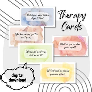 Gespreksstarterkaarten, therapievragenkaarten voor tieners, therapeut