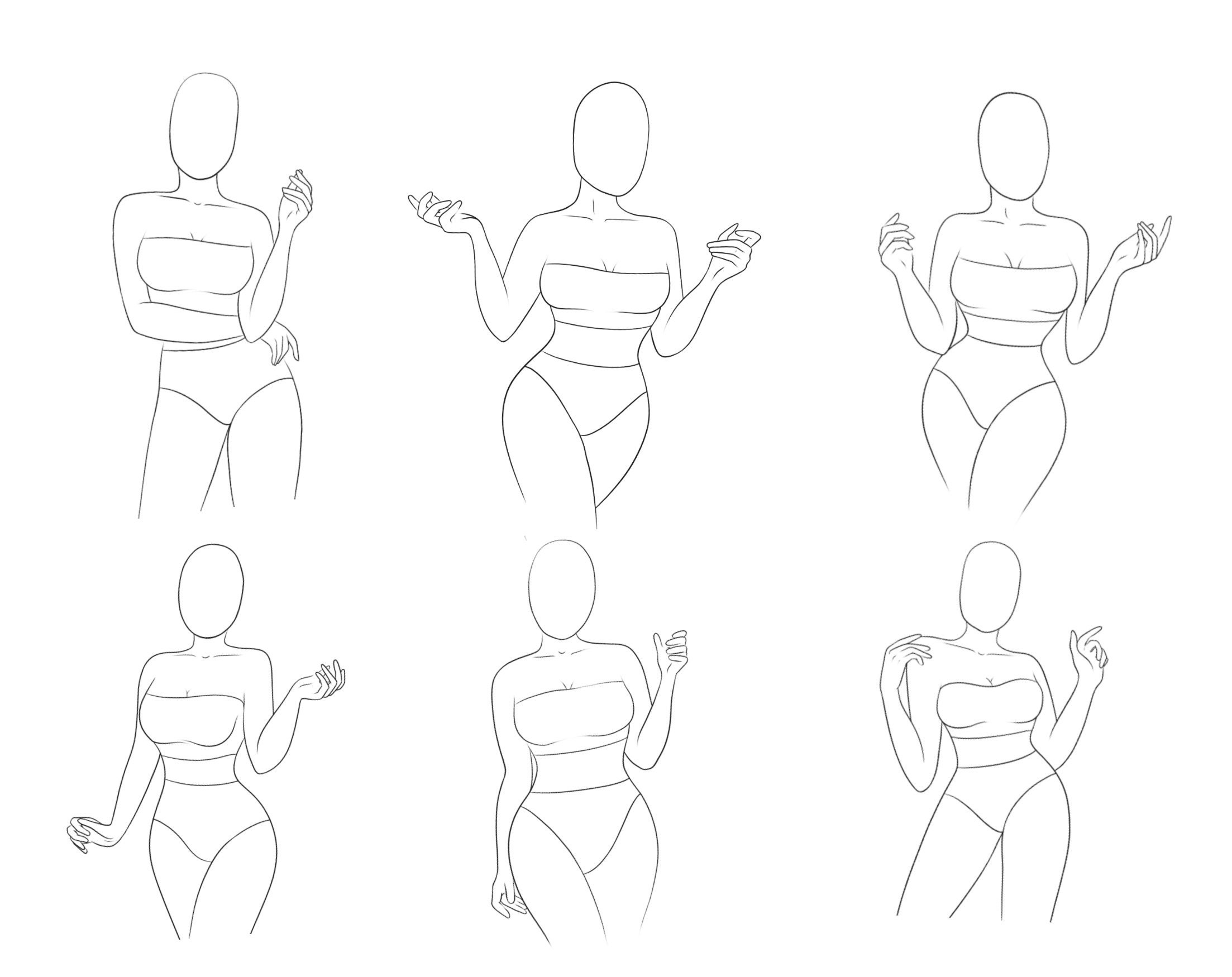 Procreate Body Brushes for Artists Procreate Figure Stamps for Etsy