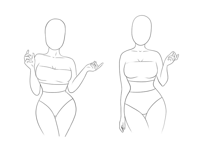 Procreate Body Brushes for Artists Procreate Figure Stamps Etsy