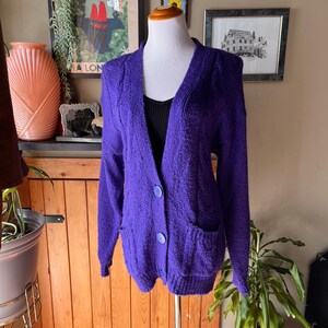 Purple cardigan canada hotsell