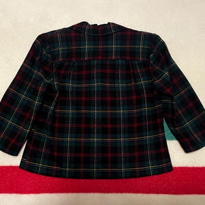 Kurtka wełniana Pendleton w kratę z początku lat 50. w stylu vintage | Styl rockabilly z połowy XX wieku i lat 49. zdjęcie 5